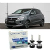 Mitsubishi Space Star Uzun + Kısa Far Ampulü H4 Access Yeni Seri Beyaz 2013-2023