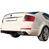 Skoda Octavia Mk3 Difüzör Difizör Plastik Parlak Siyah Egzoz Görünüm 2013-2020 Arka-difizör-bodykit-ek