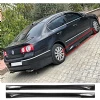 Vw Passat B6 Yan Marşpiyel Seti Mat Siyah Plastik 2 Adet 2005 2006 2007 2008 2009 2010