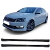 Vw Passat B7 Yan Marşpiyel Seti Mat Siyah Plastik 2 Adet 2011 2012 2013 2014