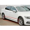 Vw Passat B8 R Line Yan Marşpiyel Seti Mat Siyah Plastik 2 Adet 2015 2016 2017 2018 2019