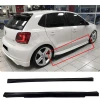 Vw Polo Mk5 Aero Yan Marşpiyel Seti Mat Siyah Plastik 2 Adet 2009-2017