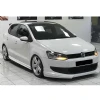 Vw Polo Mk5 Aero Yan Marşpiyel Seti Mat Siyah Plastik 2 Adet 2009-2017