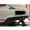 Vw Polo Mk5 R400 Difüzör Difizör Plastik Parlak Siyah 2009 2010 2011 2012 2013 Arka-difizör-bodykit-ek