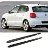 Vw Polo Mk5 GTI Yan Marşpiyel Seti Mat Siyah Plastik 2 Adet 2009-2017
