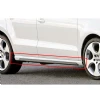 Vw Polo Mk5 GTI Yan Marşpiyel Seti Mat Siyah Plastik 2 Adet 2009-2017
