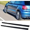 Vw Polo Mk5 R Line Yan Marşpiyel Seti Mat Siyah Plastik 2 Adet 2009-2017