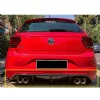 Vw Polo Mk6 R Line Difüzör Difizör Plastik Parlak Siyah 2018 2019 2020 Arka-bodykit-ek-karlık