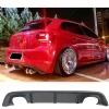 Vw Polo Mk6 R Line Difüzör Difizör Plastik Parlak Siyah 2018 2019 2020 Arka-bodykit-ek-karlık