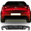 Alfa Romeo Guilietta Difüzör Difizör Plastik Parlak Siyah Sağ Sol Çift Çıkış Arka-bodykit-ek-karlık