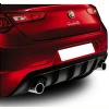 Alfa Romeo Guilietta Difüzör Difizör Plastik Parlak Siyah Sağ Sol Çift Çıkış Arka-bodykit-ek-karlık