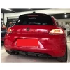 Vw Scirocco Mk1 Difüzör Parlak Siyah Sol Çiftli 2008 2010 2011 2012 2013 Arka-difizör-bodykit-ek