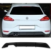 Vw Scirocco Mk1.5 Difüzör Parlak Siyah Sol Çiftli 2014 2015 2016 2017 Arka-bodykit-ek-karlık