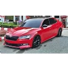Skoda Superb Aero Yan Marşpiyel Seti Mat Siyah Plastik 2 Adet 2015 2016 2017 2018 2019
