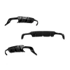 Mercedes W204 C63 Amg Difüzör Difizör Plastik Parlak Siyah 2011 2012 2013 2014 Arka-difizör-bodykit-ek