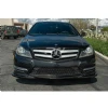 Mercedes W204 C180 Ön Lip Plastik Parlak Siyah ön-ek-bodykit 2011 2012 2013 2014 Makyajlı Kasa
