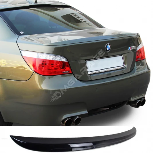 Bmw E60 M5 Bagaj Üstü İthal Spoiler Parlak Siyah Plastik Spoyler 2004-2010