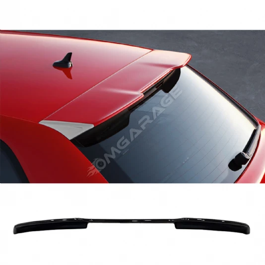Audi A3 8P 2 Kapı HB Spoiler Parlak Siyah Plastik Spoyler 2006-2012