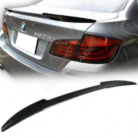 Bmw F10 RS M4 Bagaj Üstü İthal Spoiler Parlak Siyah Plastik Spoyler