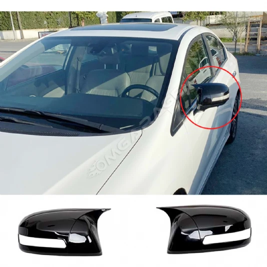 Honda Civic FB7 Batman Yarasa Ayna Kapağı Parlak Siyah ABS 2012 2013 2014 2015 2016