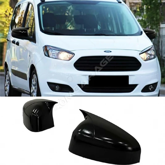 Ford Courier Batman Yarasa Ayna Kapağı Parlak Siyah ABS 2018 2019 2020 2021