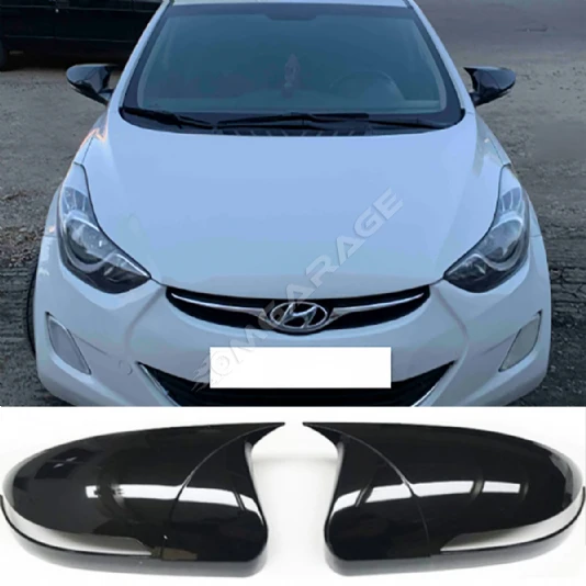 Hyundai Elantra Sinyalli Batman Yarasa Ayna Kapağı Parlak Siyah ABS 2011 2012 2013 2014 2015