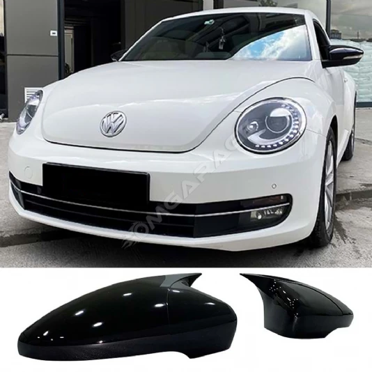 Vw New Beetle Batman Yarasa Ayna Kapağı Parlak Siyah ABS 2011 2012 2013 2014 2015 2016 2017 2019