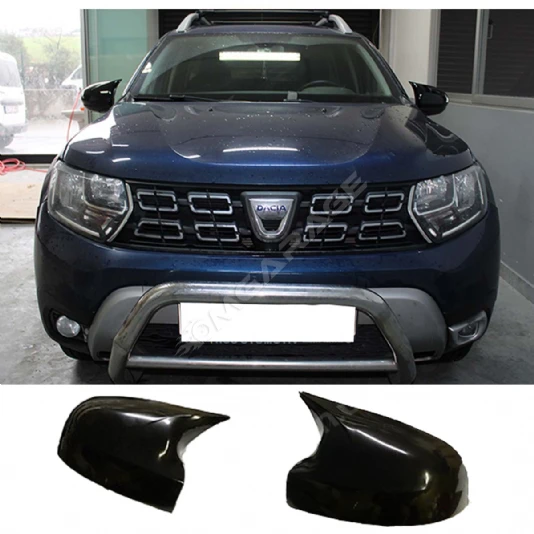 Dacia Duster 2 Batman Yarasa Ayna Kapağı Parlak Siyah ABS 2018 2019 2020 2021 2022