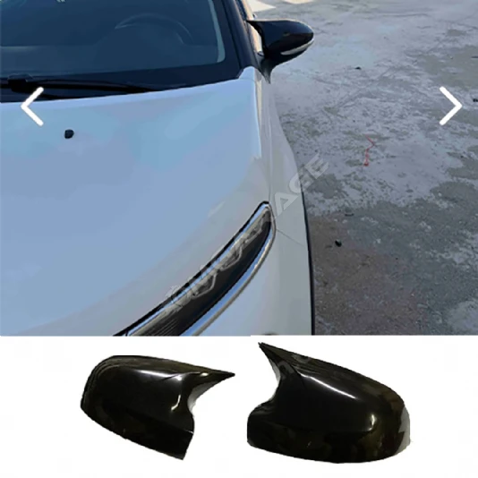 Citroen C3 Batman Yarasa Ayna Kapağı Parlak Siyah ABS 2016 2017 2018 2019 2020 2021