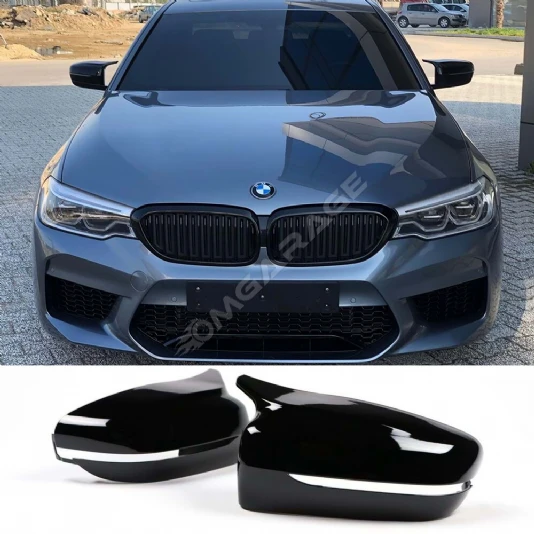 Bmw G30 Batman Yarasa Ayna Kapağı Parlak Siyah ABS 2017 2018 2019 2020 2021 2022 2023 2024 2025