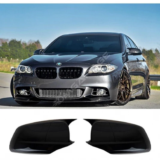 Bmw F10 Batman Yarasa Ayna Kapağı Parlak Siyah ABS 2010 2011 2012 2013