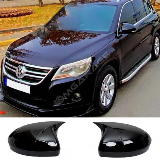 Vw Tiguan Batman Yarasa Ayna Kapağı Piona Black ABS 2008-2015