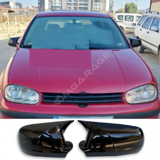 Vw Golf 4 Batman Yarasa Ayna Kapağı Piona Black ABS 1997-2003