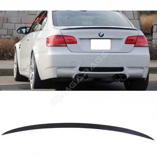 Bmw E92 Coupe M3 Bagaj Üstü İthal Spoiler Parlak Siyah Plastik Spoyler
