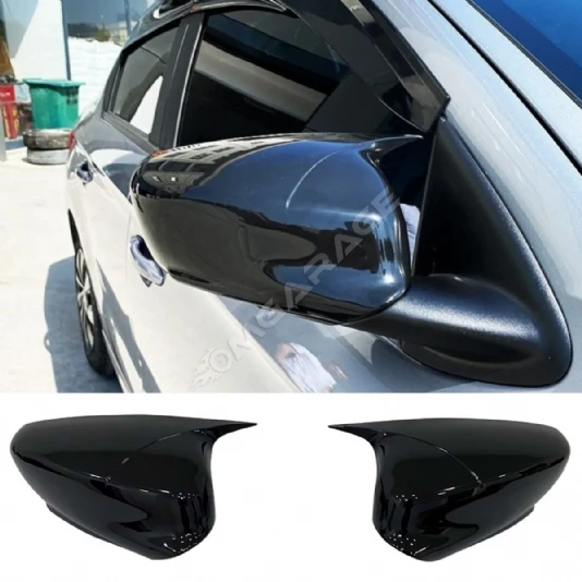 Citroen Cactus Batman Yarasa Ayna Kapağı Parlak Siyah ABS 2014 2015 2016 2017