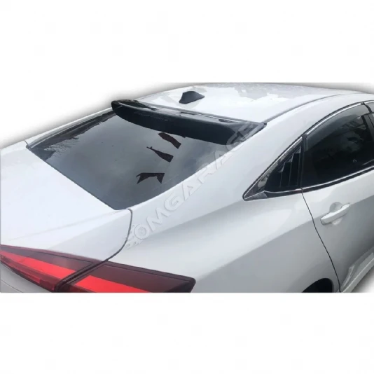 Honda Civic Fc5 Cam Üstü Spoiler Parlak Siyah Plastik Spoyler