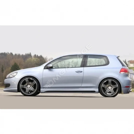Vw Golf 6 Rieger Yan Marşpiyel Seti Mat Siyah Plastik 2 Adet