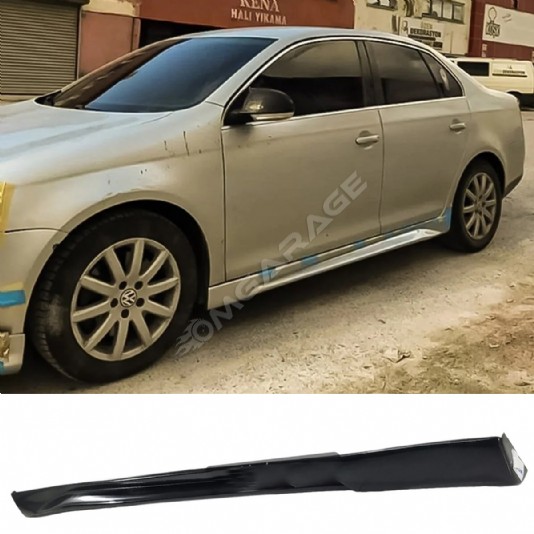 Jetta Mk5 Yan Marşpiyel Seti 2005 2006 2007 2008 2009 2010 Mat Siyah Plastik 2 Adet