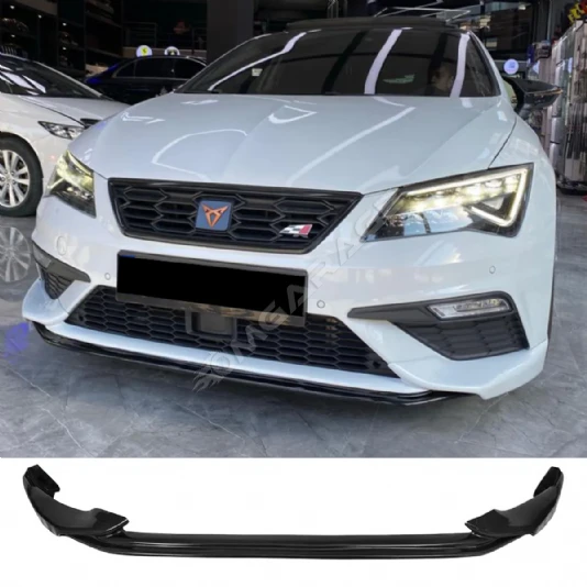 Seat Leon Mk3.5 Fr Dynamic Ön Ek Mat Siyah Plastik Karlık 2017-2020