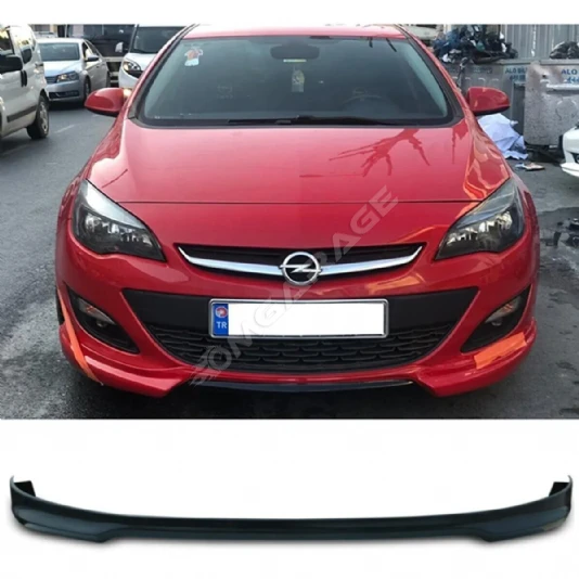 Opel Astra J HB Makyajlı Kasa Ön Ek Mat Siyah Plastik Karlık 2012-2015