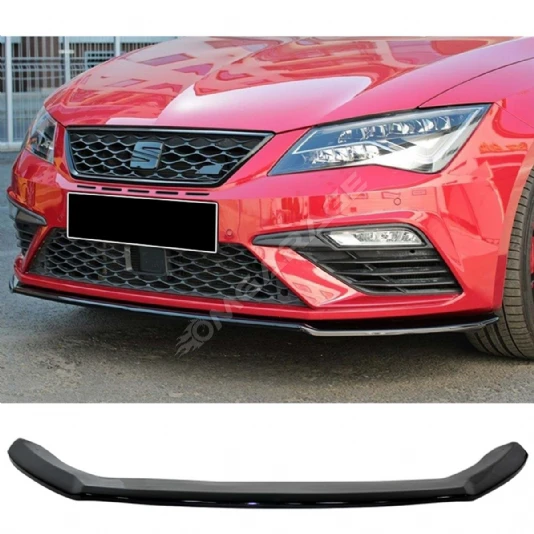Seat Leon MK3 FL Cupra FR Max Ön Lip Piano Black Plastik 2017-2020