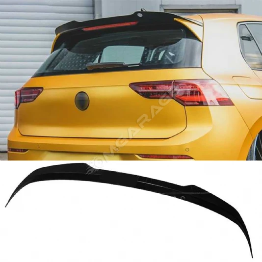 Vw Golf 8 GTI İthal Spoiler Parlak Siyah Plastik Spoyler