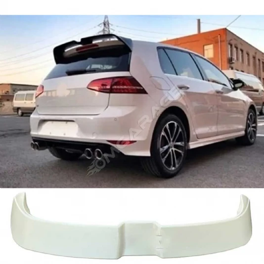 Vw Golf 7 Ottinger İthal Spoiler Parlak Siyah Plastik Spoyler 2012-2020