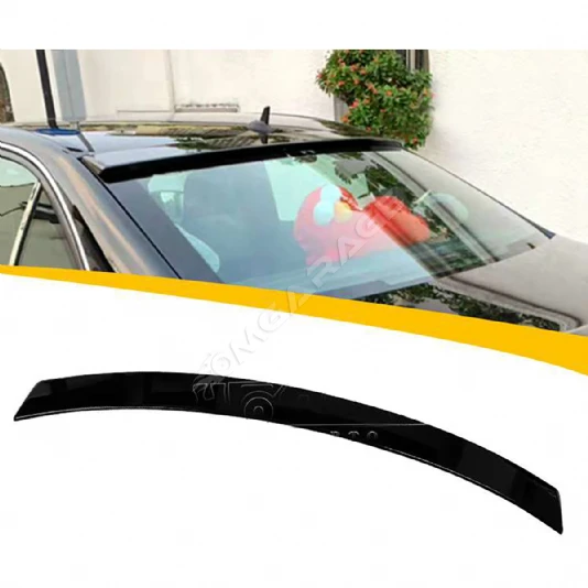 Mercedes C W204 Cam Üstü İthal Spoiler Parlak Siyah Plastik Spoyler 2007-2014