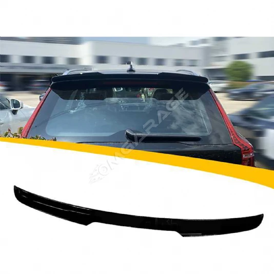 Volvo XC60 İthal Spoiler Parlak Siyah Plastik Spoyler 2018-2021