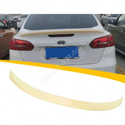 Ford Focus 3 Sedan İthal Spoiler Parlak Siyah Plastik Spoyler  2012-2018