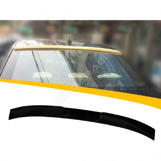 Skoda Superb Cam Üstü İthal Spoiler Parlak Siyah Plastik Spoyler 2016-2020