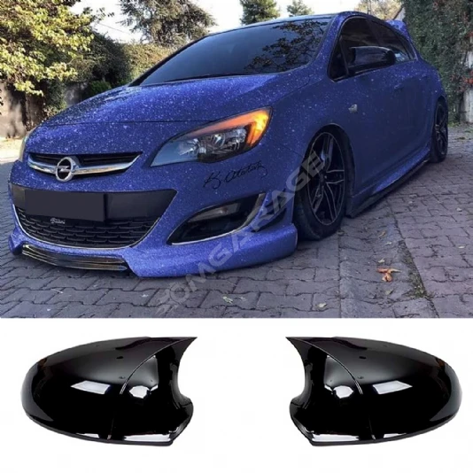 Opel Astra J Batman Yarasa Ayna Kapağı Parlak Siyah ABS 2009-2020