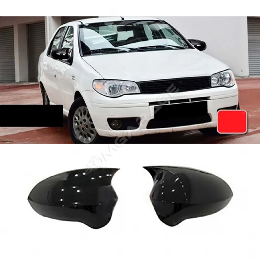Fiat Albea Batman Yarasa Ayna Kapağı Parlak Siyah ABS 2010 2011 2012 2013