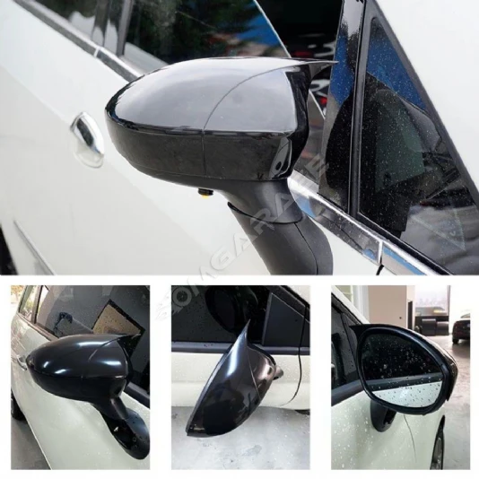 Fiat 500 Batman Yarasa Ayna Kapağı Parlak Siyah ABS 2014 ve üzeri
